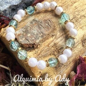 Alquimia Gold and Blue Bracelet